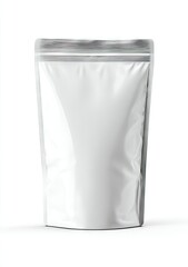 Blank silver foil food pouch