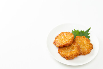 さつま揚げ　白バック