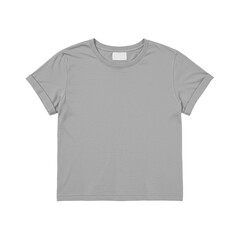 Naklejka premium Light Gray T-shirt for a Soft Aesthetic