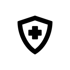 Health insurance icon vector for web and mobile app. Insurance document sign and symbol