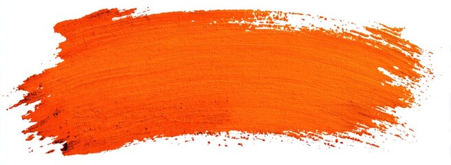 Bold orange paint stroke (6)
