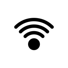 Wifi icon vector for web and mobile app. signal sign and symbol. Wireless  icon