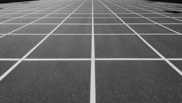 Parking lot grid pattern