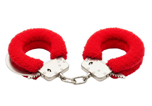 handcuffs isolated on transparent