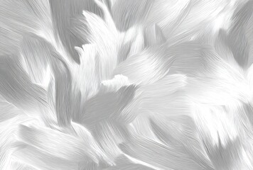 Obraz premium Abstract silver & gray fluid design. Oil-painted look with overlapping strokes creates a depth and texture. Calm, subtle, and visually soothing