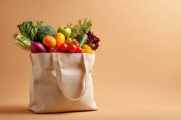 Reusable grocery bag filled with fresh produce (1)