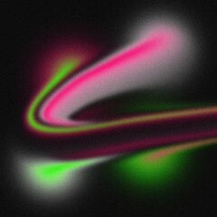 Colourful Gradient Grainy Blurry Texture Background – Abstract Noise Pixelated Design in Pink and Green Tones. Banner, Poster, Header, Wallpaper. Nostalgia, vintage 70s, 80s style. Copy Space