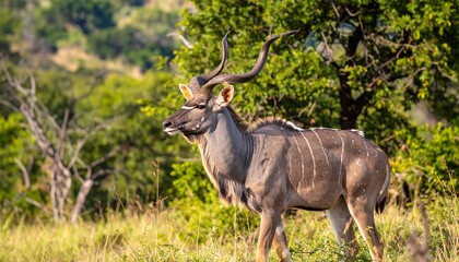 Obraz premium Majestic antelope in savanna