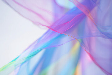 Naklejka premium Abstract soft pastel gradient swirls flowing light fabric texture subtle background