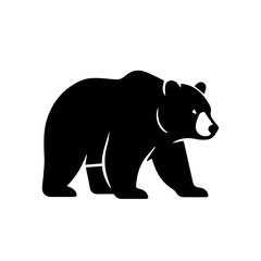 Fototapeta premium silhouette of bear