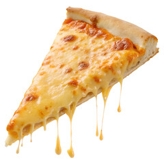 pizza on white background