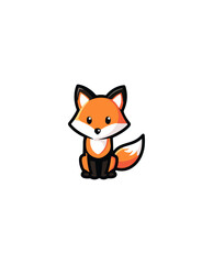 Obraz premium Cute fox illustration