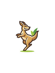 Cute kangaroo illustration