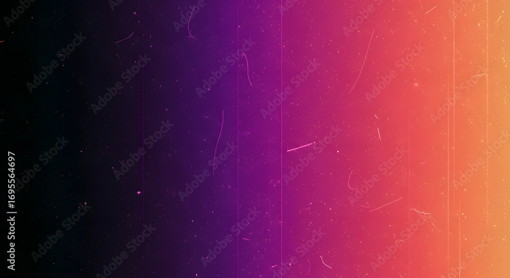 Poster fading gradient in color: the background image transitions seamlessly across a spectrum of vibrant h