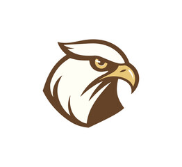 Obraz premium Eagle head profile illustration