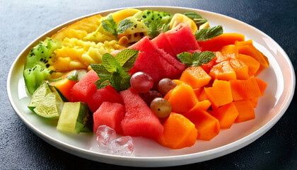 various kinds of fruit on the table