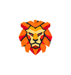 Lion head graphic design