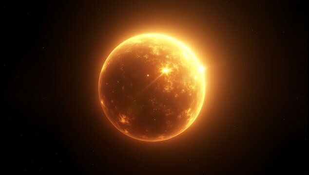 A glowing sphere of light filled with silhouettes of beings, symbolizing reincarnation and rebirth.
