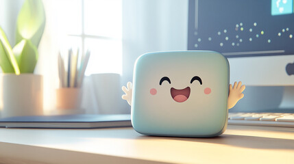 cute kawaii character design kids background
