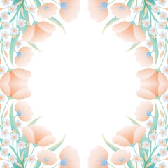 abstract geometric background, floral pattern