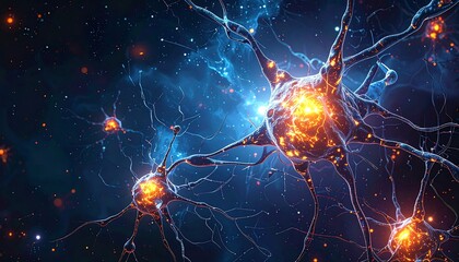 Glowing Neural Network with Synaptic Activity