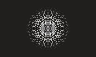 Geometric Abstract Mandala Pattern