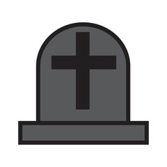 Fototapeta premium Christian Cross Grave