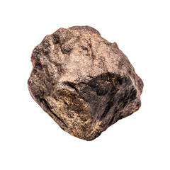 Obraz premium Isolated detailed close-up of a mineral specimen against a stark black background