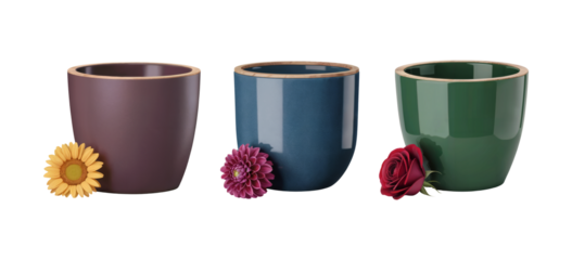 Elegant flower pots bring vibrant spring blooms into any modern home decor scheme