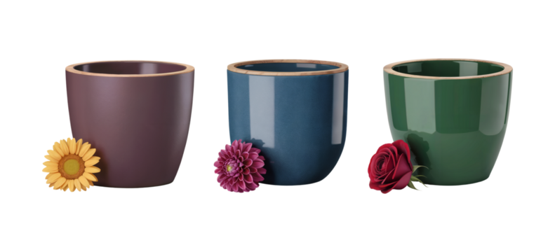 Elegant flower pots bring vibrant spring blooms into any modern home decor scheme