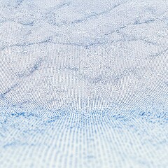 Seamless pattern of blue dots on white background