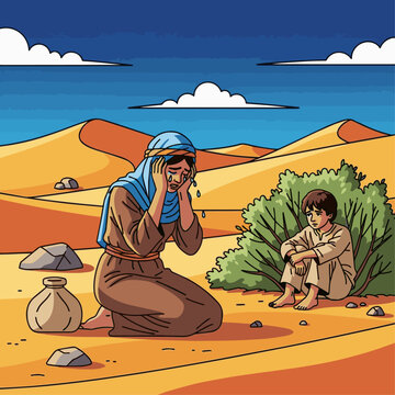 Bible story- hagar and ishmael