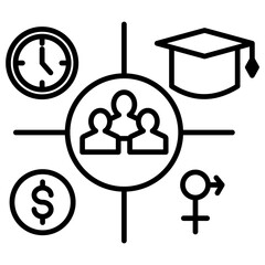 Demographic Outline Icon