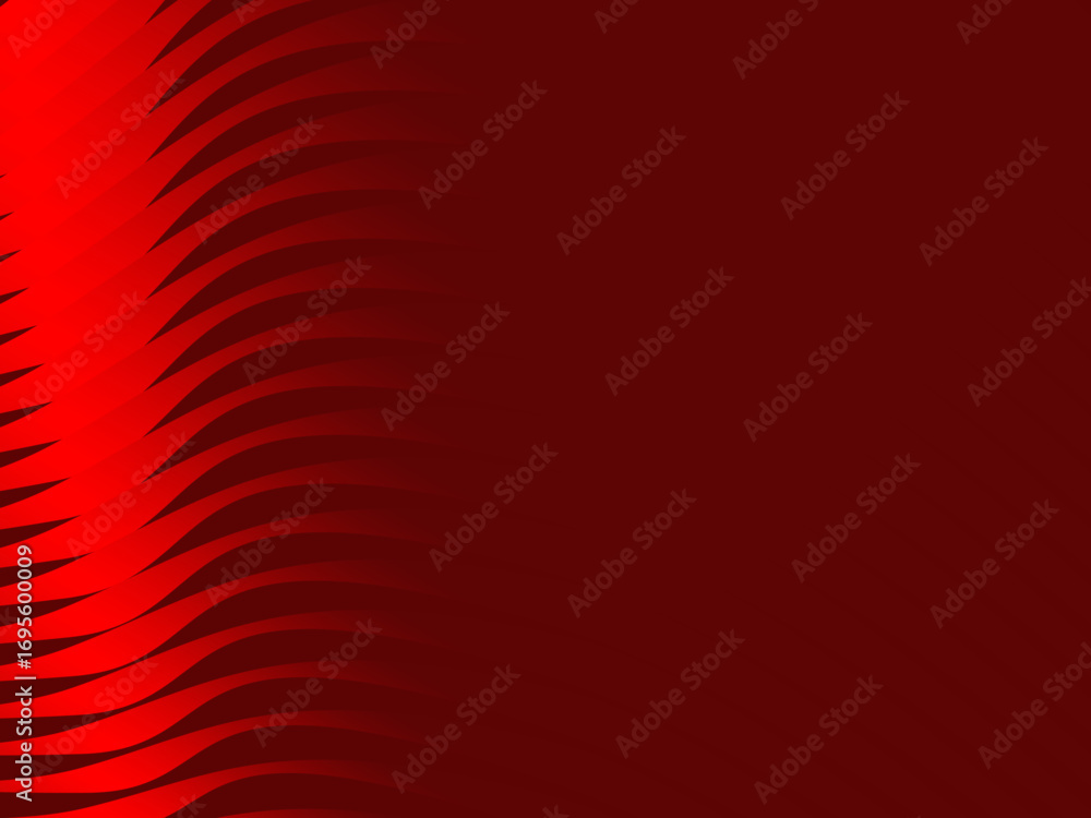 Poster abstract red geometric lines on red background. modern shiny gradient red futuristic pattern. futuri