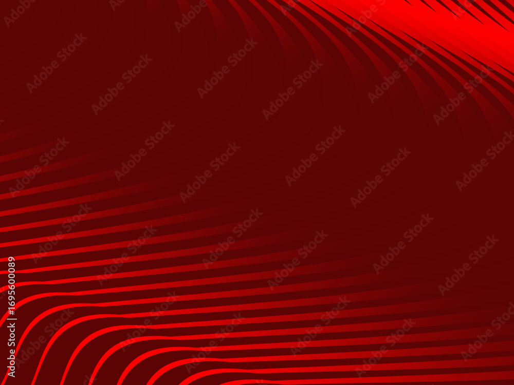 Aufkleber abstract red geometric lines on red background. modern shiny gradient red futuristic pattern. futuri