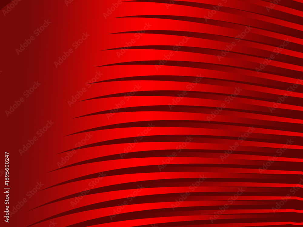 Poster abstract red geometric lines on red background. modern shiny gradient red futuristic pattern. futuri