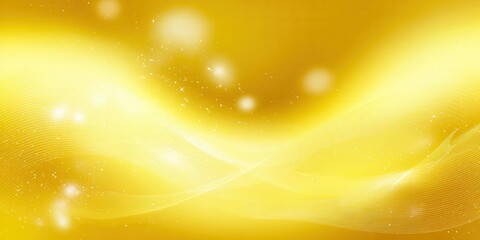 A beautiful golden abstract background with flowing lines and glowing bokeh.