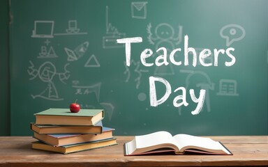 Teachers day set. High quality