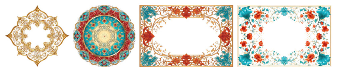 Ornate vintage decorative frame designs
