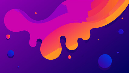 abstract fluid neon gradient background