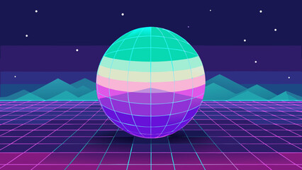 abstract glossy pastel waves background