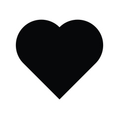 Black heart. Love. Valentine's Day.