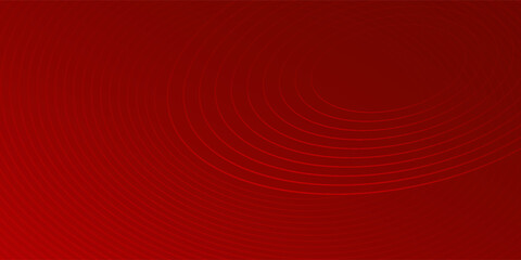 Red abstract background with glowing geometric lines. Trendy natural good monocrome line simple art illustrations soft