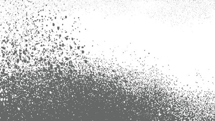 Abstract grunge black and white distressed texture Grain noise gradient pattern with vector dust dots grunge texture, Vector White wall texture noise and overlay vector design on whit background.