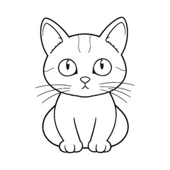 Obraz premium Abstract geometric line art design silhouette