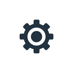 Gear icon representing technology and innovation concepts