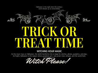 Hand Drawn Halloween Typography Vector for Shirt Design