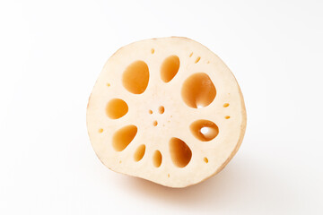 レンコン　白バック