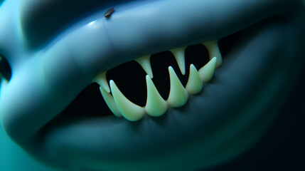 Naklejka premium Baleen, soft teeth of a baby gray whale.JPG