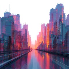 Obraz premium new york city skyline